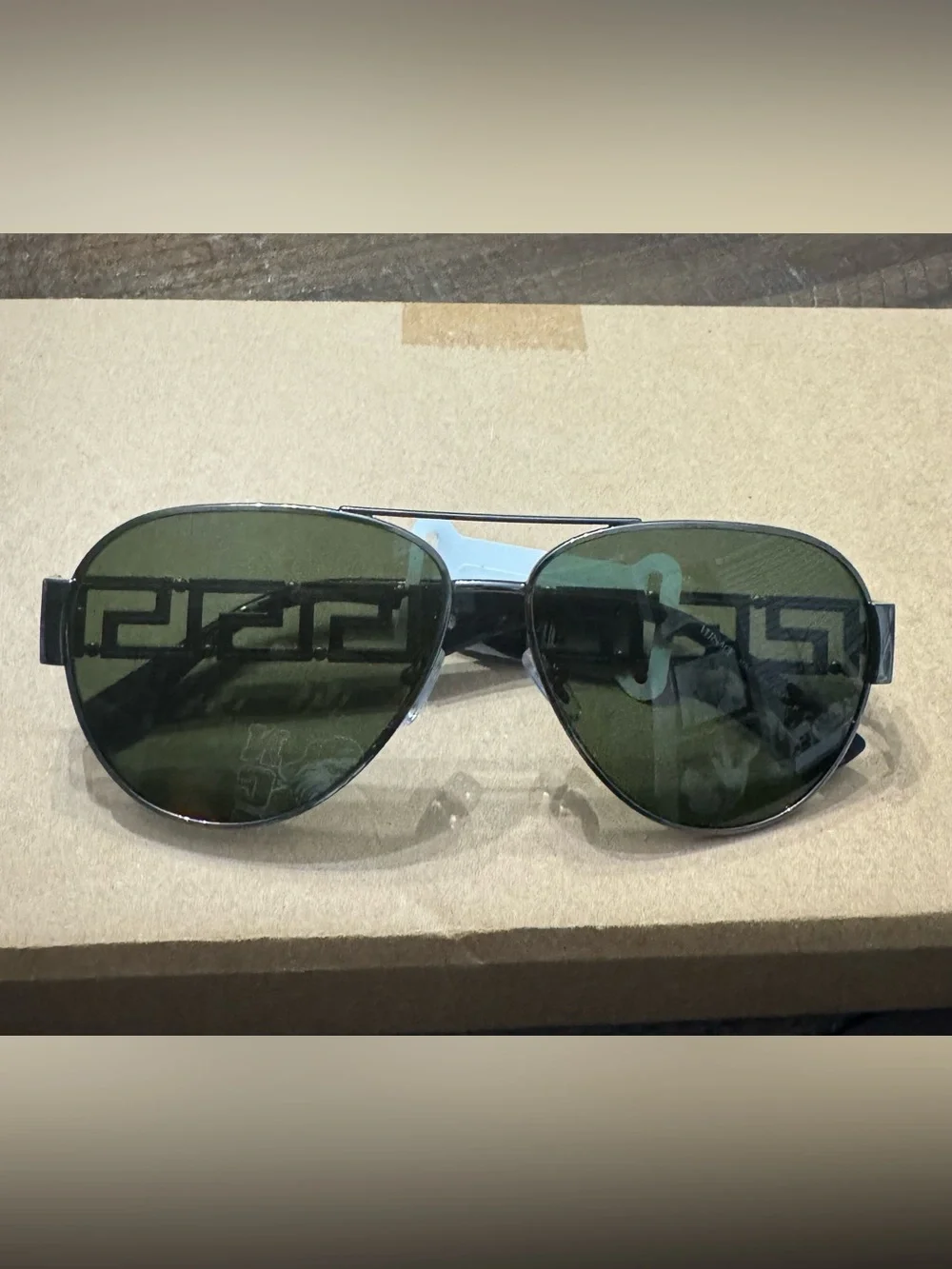 VERSACE VE2289 100071 Gunmetal Dark Green Men's Sunglasses 61-13-135